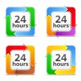 24 hours icons