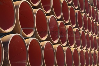 Gas pipeline elements