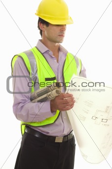 Foreman with Site Plans