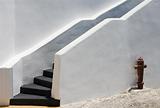 Stairs on the Santorini