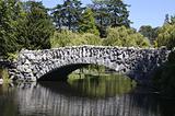 Stone bridge in park