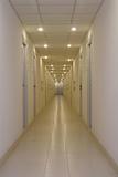 Empty corridor with doors