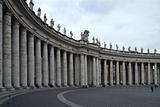 The colonnade around St. Peter's square