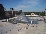 Louvre's plaza