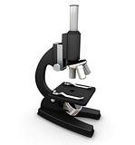 Microscope - 3D render