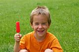 Boy with Popsicle