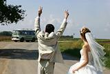 After wedding hitchhiking