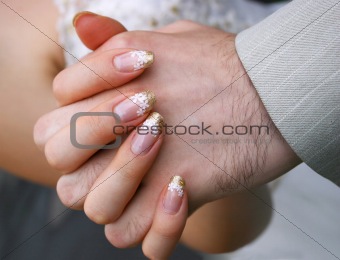 Wedding hands