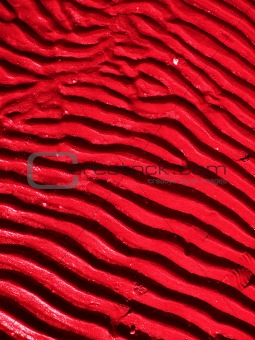 red waves background