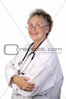 Mature Female Doctor Confident