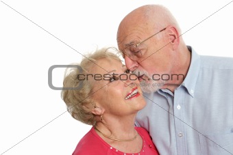Senior Couple - Affectionate