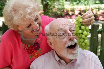 Senior Couple Having Fun