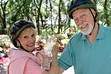 Senior Couple Refreshment
