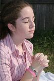 Cute Teen Praying 2