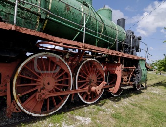 Part of locomotive