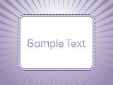 Purple book plates for sample text theme, illustration 
