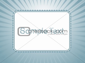 Sea green book plates for sample text theme, illustration 