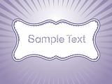 vector sample text on purple background, wallpaper
