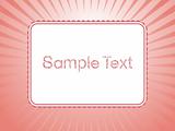 Light coral book plates for sample text theme, illustration 