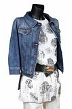 Jeans jacket and dress