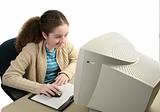 Girl Using Graphic Mouse