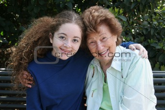 Grandma & Granddaughter 