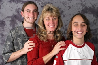 Mom & Sons Portrait 1