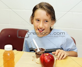 School Lunch - Messy Eater