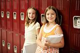 Students by Lockers