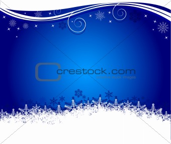 Christmas bulbs with snowflakes, vector