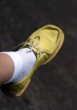 Yellow shoe