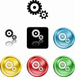 cog gears icon symbol icon