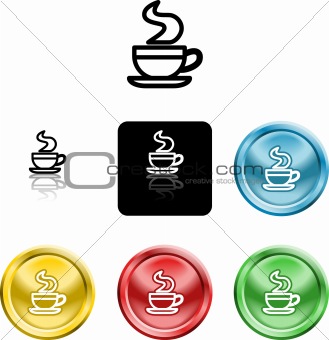 coffee cup icon symbol