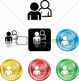 people networking icon symbol