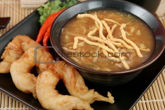 Hot & Sour Soup with Prawns