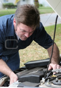 Auto Mechanic Under The Hood