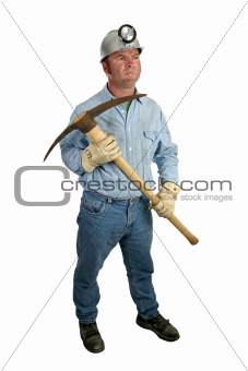 Coal Miner With Pickax 1