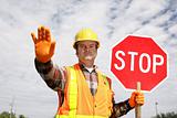 Construction Worker Stop