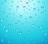 transparent water drops