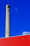 Factory with chimney