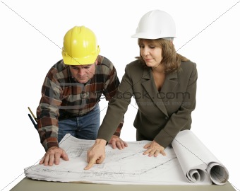 Engineer Explaining The Job