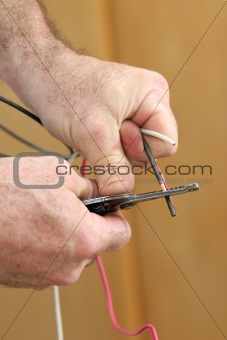 Stripping Electricial Wire
