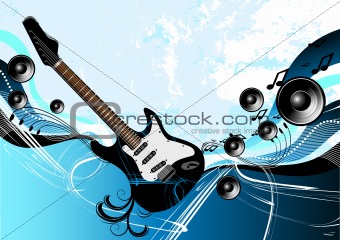 Music Guitar Abstract