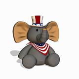 GOP Stuffed Elephant