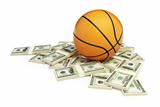basketball ball dollar 