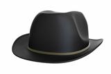 Black bowler hat 