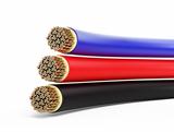 black electrical cable