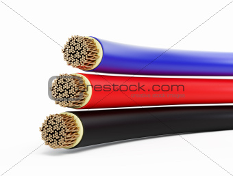 black electrical cable