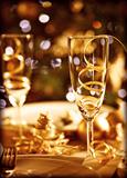 Christmas table setting