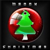 Technological Green Christmas Tree